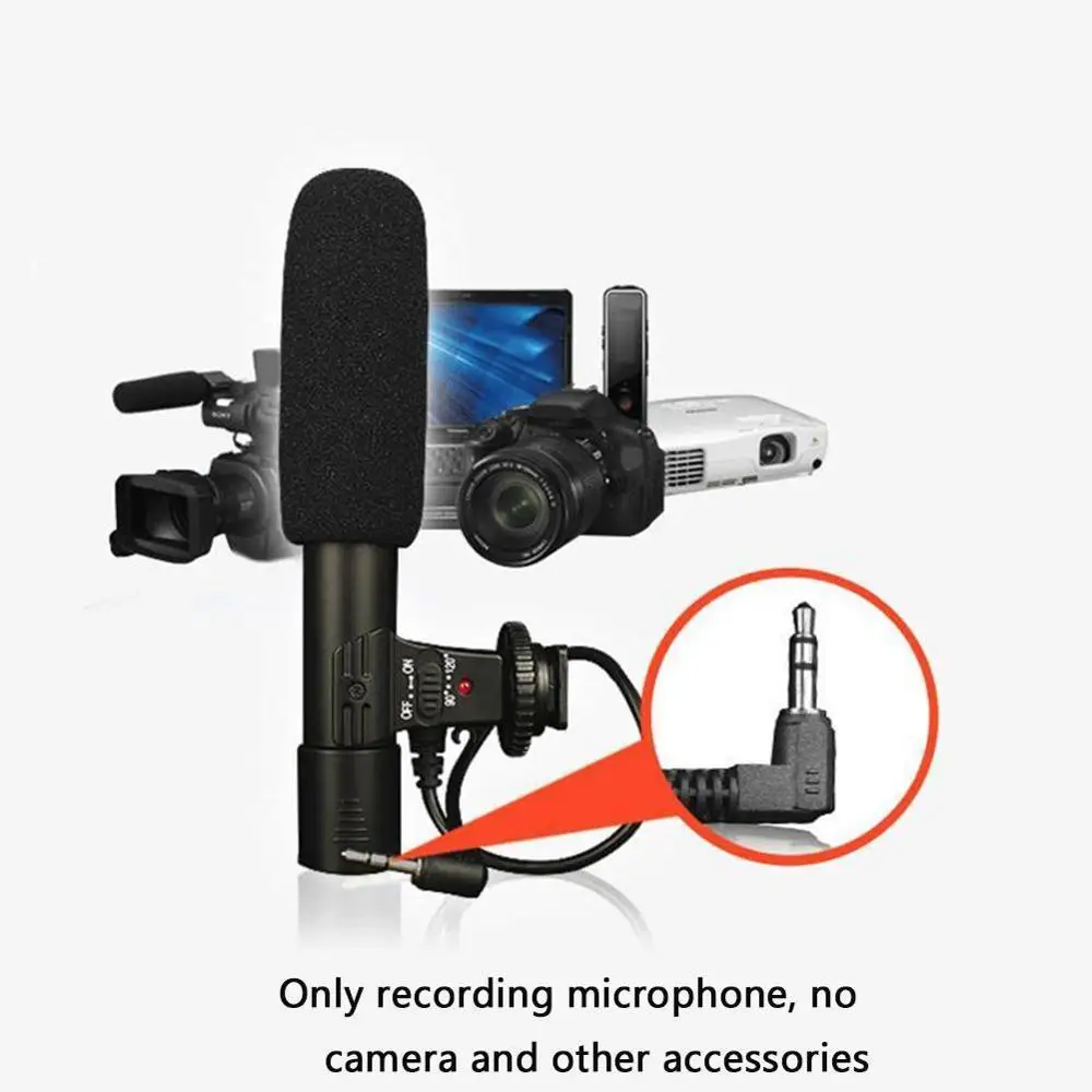MIC-01 стерео камера-регистратор с микрофоном для Nikon Canon DSLR камеры компьютера ПК мобильного телефона микрофон для Xiaomi iphone 8 X samsung