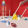 Children's Educational Simulation Play House Toy Boy and Girl Training Cleaning Tool Set Top Stuff Things for Cleaning for Kids 2
