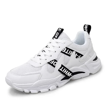 

2020 Fashion Breathable Men's Shoes Men All-match Couples Trendy Shoes Mesh Casual Sports Running Shoes The New Listing Lace Up