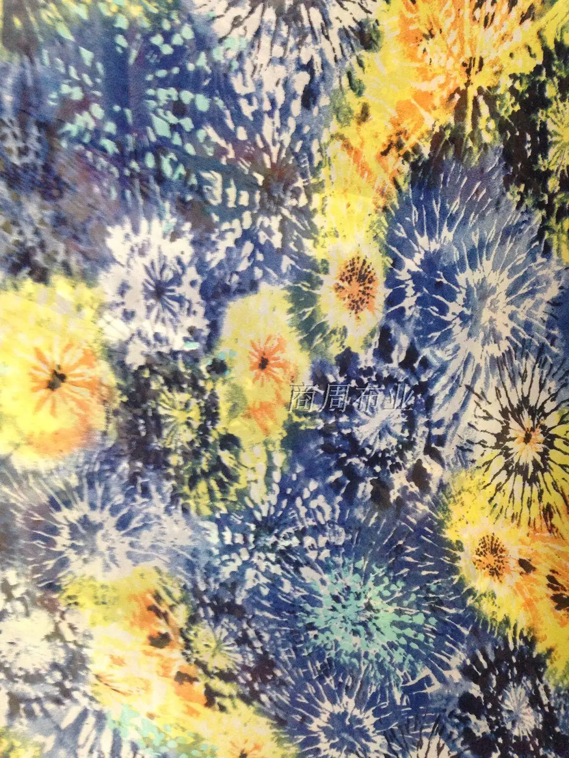 Африканская ткань Tissus Getzner 75 D вязкий шифон Акварельная печать корейское платье шарф шелковая одежда S ткани