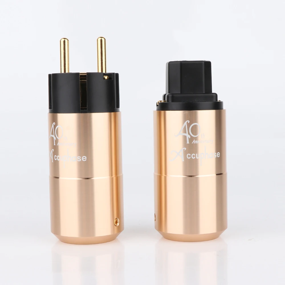 Accuphase DIY OFC с покрытием из чистой меди золотой проводник корпус алюминиевого