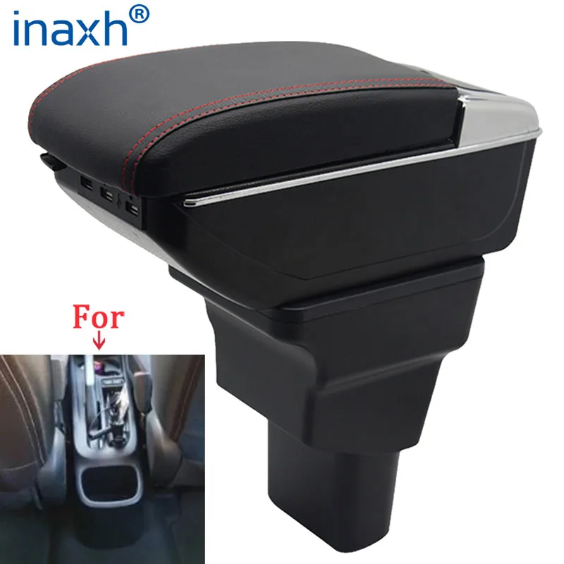 Reposabrazos para Hyundai I10, caja de almacenamiento de piezas interiores de coche, accesorios USB