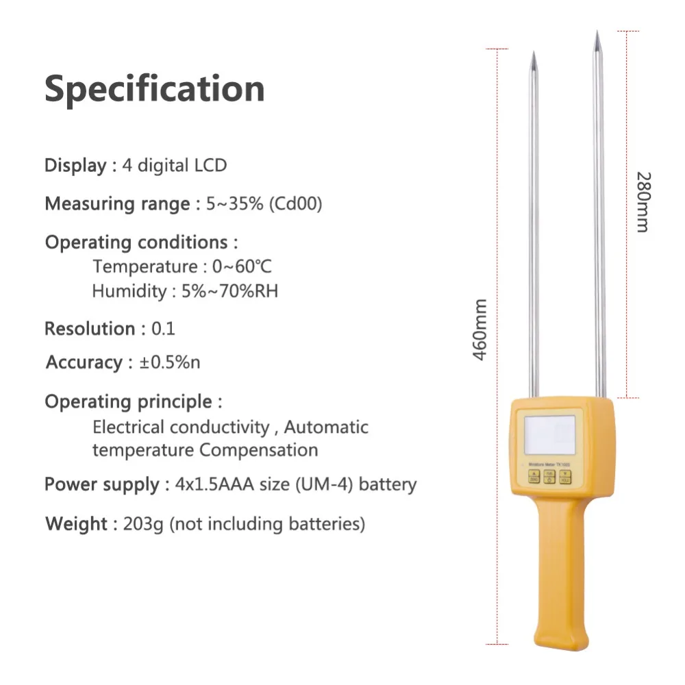 Digital-moisture-meter-Portable-Grain-Moisture-Meter-TK100S-use-for-Corn-Wheat-Rice-Bean-Wheat-Flour