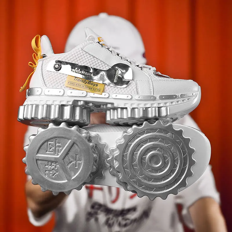 Street tide boys sneakers 2020 spring super man's sneakers high top gear comfort sneakers men shoes