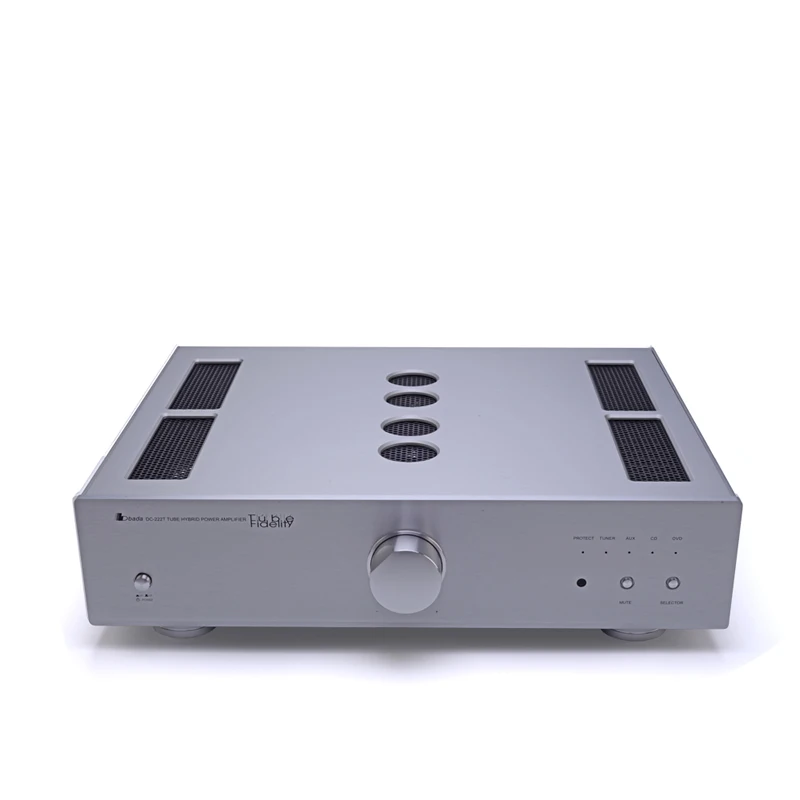 

222T Front and Back Stone Tube Bile Amplifier Fever HiFi Household Integrated Audio Amplifier 95W+95W