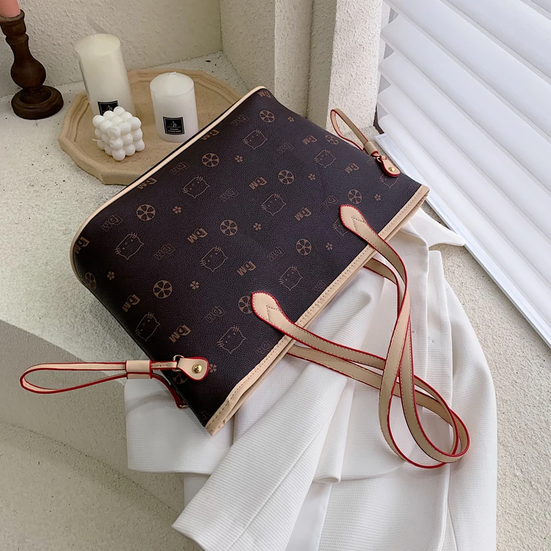 

Women's Handbags 2019 New Fashion Retro Reading Bags Fashion Single Shoulder Portable Women's Handbags Printed Luis Vuiton