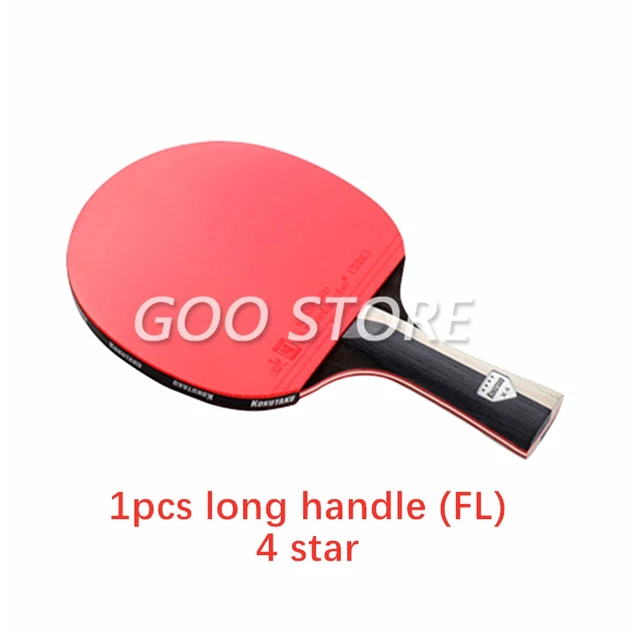 KOKUTAKU Racket 4/5/6 Star Carbon Table Tennis Racket ITTF Professional KOKUTAKU Ping Pong Bat Paddle 1pcs FL 4STAR