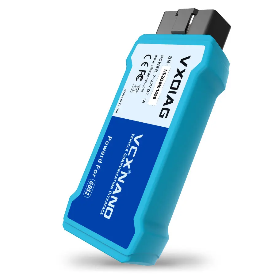 VXDIAG VCX NANO для GM/OPEL GDS2 V21.0.01501/2020 4 Tech2WIN 16.02.24 диагностический инструмент
