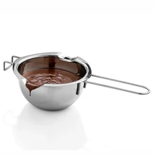 Wulekue нержавеющая сталь Шоколад расплава горшок выпечки инструмент для помадки карамель масло сыр сковорода Отопление выпечки инструменты