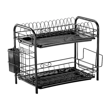 

1 Pcs Rack Durable Professional Sturdy Multifunctional for Tableware Kitchen Dish