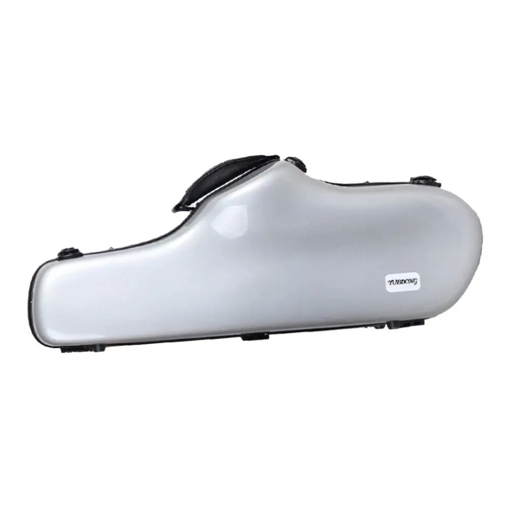 High-end Ee Alto Saxophone Case Fiberglass Hardshell Alto Sax Carrying Case with Strap Handle