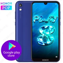 Firmware mondial Original HONOR 8 play HONOR Play 8 MT6761 Quad Core HONOR 8s téléphone portable 5.71 ''plein écran Android 9 déverrouillage du visage(China)