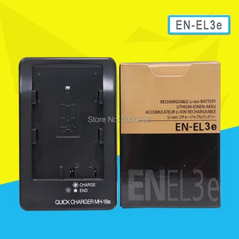 

1pcs EN-EL3e EN EL3e ENEL3e Camera Battery For Nikon D90 D80 D300 D300s D700 D200 D70 D50 D70s D100 + MH-18A charger