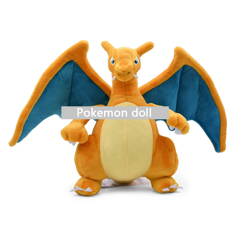 Takara Tomy Pokemon Plush Peluche Snorlax Grovyle Charizard Pinsir Lucario Aipom Buizel Rayquaza Pangoro Doll Toys For Children - Цвет: 21CM Charizard