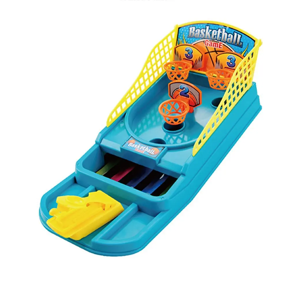 Настольная мини-игровая стойка для игры в баскетбол, настольная машина для выталкивания пальцев, Интерактивная развлекательная игрушка для родителей и детей