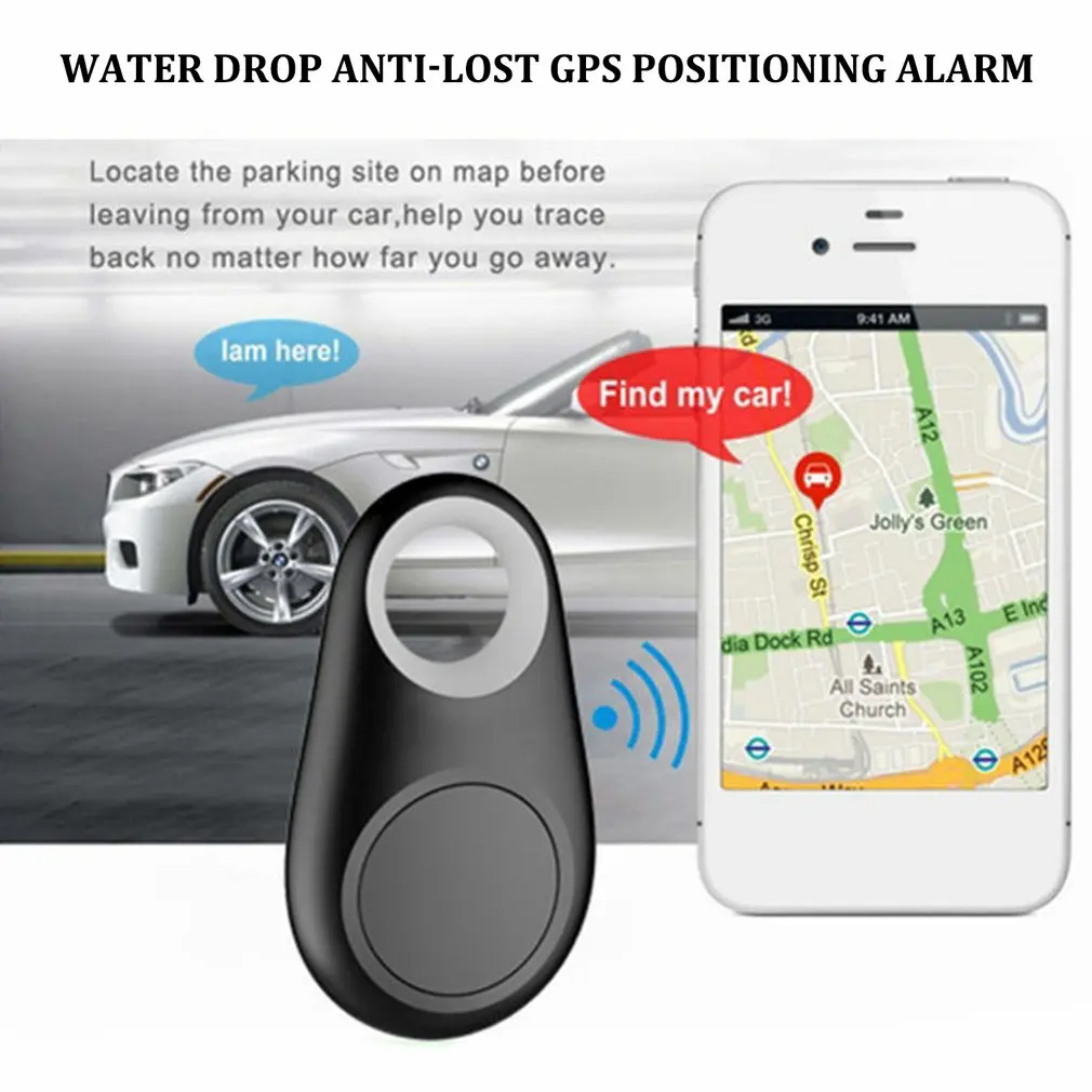 Smart Wireless 4.0 Key Anti Lost Finder iTag Tracker Alarm GPS Locator Wireless Positioning Wallet Pet Key Without battery
