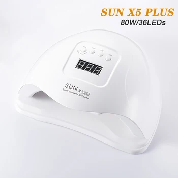 

RainSolid SUNX5 Plus Nail Dryer 80W LED Lamp 36 LEDs UV Ice Lamp Dryer For Drying Gel Nail Polish Auto Sensor Timer Ice Manicure