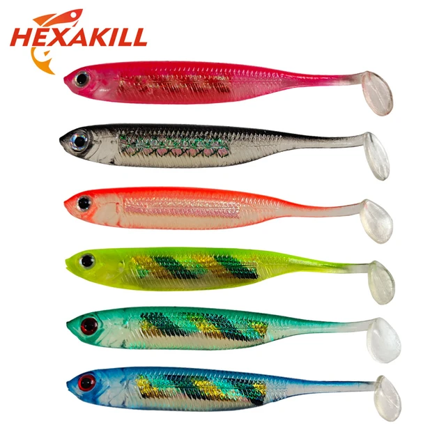 5pcs/lot 7.5cm 2.1g Wobbler Fishing Lure Rainbow Shiner Bait