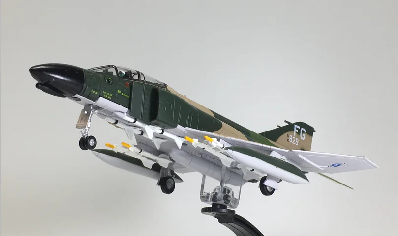 Америка 1: 100 военный F-4C США Фантом истребитель сплав модель самолета Военная коллекция