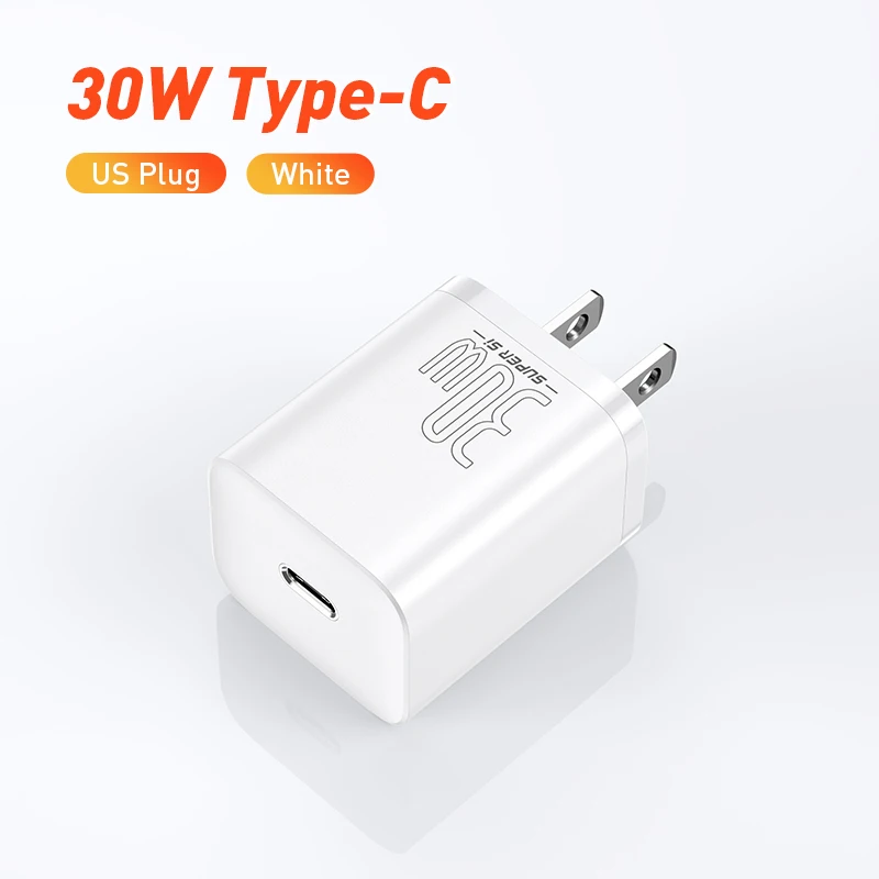 usb c 5v 3a Baseus PD Charger 30W USB Type C Fast Charger QC3.0 USB C Quick Charge 3.0 Dual Port Phone Charge for iPhone 12 X Xs 8 Macbook usb fast charge Chargers