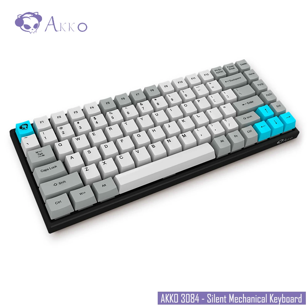 AKKO 3084 Бесшумная Механическая Bluetooth клавиатура Проводная Двухрежимная PBT Keycap Cherry MX