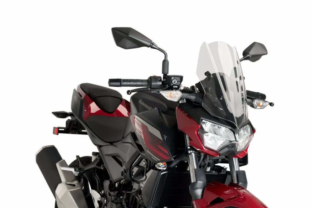 Мотоцикл спортивный лобовое стекло козырек ветрового стекла Viser подходит для Kawasaki Z250 Z400 двойной пузырь