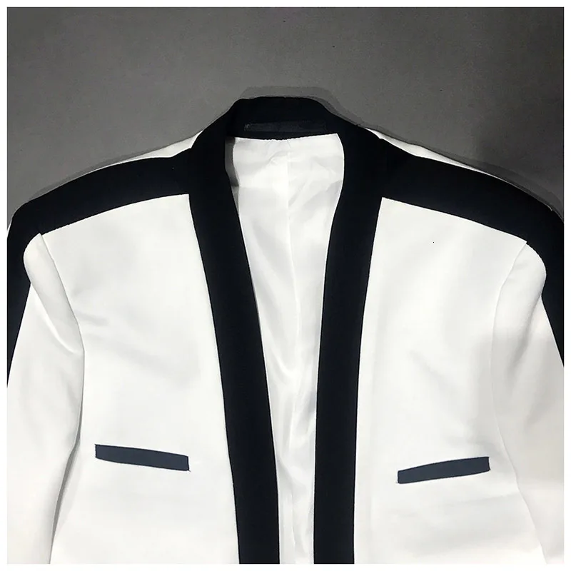 Veste Homme Kostuum капсель делитель Losse Jas Блейзер Masculino Trend Dunne Sectie zelfontpluiing broidegom broiloft Man Pak