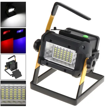 

50W Waterproof Search Light Emergency Lamp with 3 Modes Light And Portable Stent for Site / Outdoors / Camping