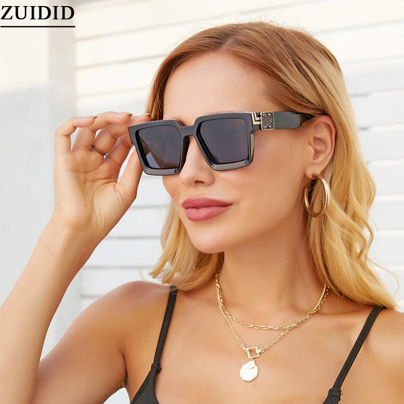 Lixx Retro Millionaire Square Metal Sunglasses