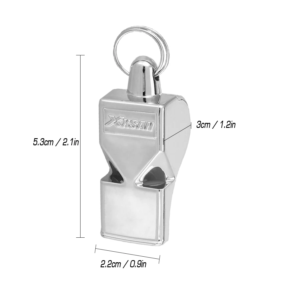 3 шт. на открытом воздухе Высокая децибел портативные металлические свистки аварийный рефери свистки спортивные свистки