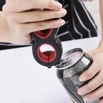

6 in 1 Multi Function Can Beer Bottle Opener All in One Gripper Beer Lid Twist Off Jar Wine Opener Claw Dropshipping