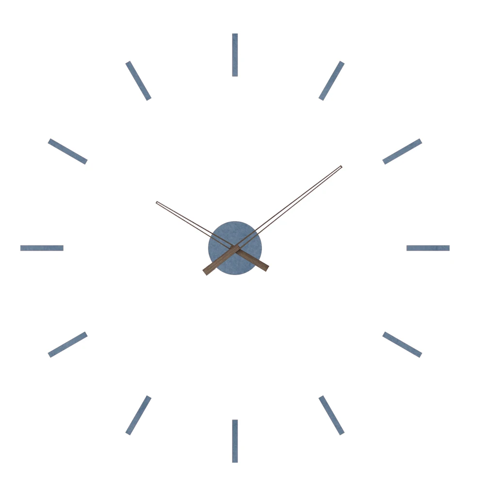 New Design 3D DIY Wall Clocks Modern Wall Stickers Watches Hone Decoration Acrylic Brief Quiet Wall Clock Free Shipping - Цвет: blue