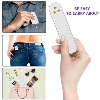 

UV Lamp, Handheld Mini UV Disinfection Lights Travel Wand Household Toilet Carpet (Rechargeable Batteries)