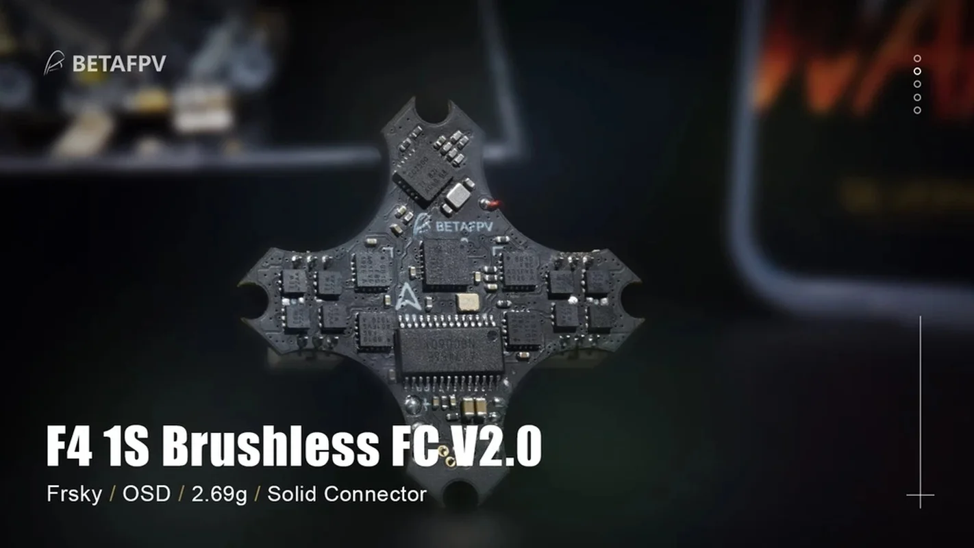 Бесщеточный контроллер полета F4 1S V2.0 для крошечного дрона whoop 1s Fpv (Frsky RX) Frsky