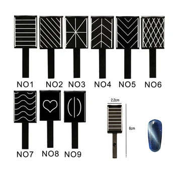 

Nail Art Magnet Stick Kit Cat Eye Mixes Shape Magnetic Portable Manicure Tools SP99