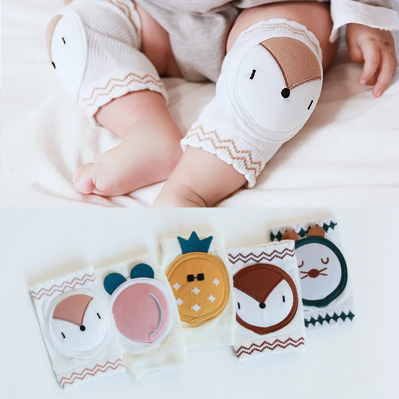 

Baby Knee Pads Cartoon Safety Cotton Flexible Crawling Protector Kids Kneecaps Short Kneepad Leg Warmers Knee Protector Socks