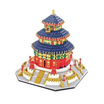 

YZ66525 World Famous Architecture China The Temple of Heaven 3D Mini DIY Diamond Building Blocks Bricks Toy Children