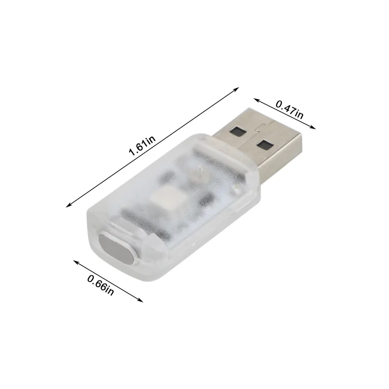 LED Car Lights LED Atmosphere Lamp 5V Car LED Atmosphere Light Touch Sound Control