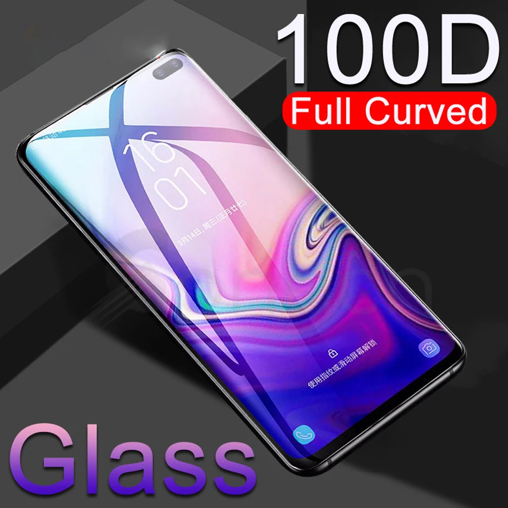 Закаленное стекло для samsung Galaxy S7 edge S10e S8 S9 S10 plus с полным покрытием защитная пленка