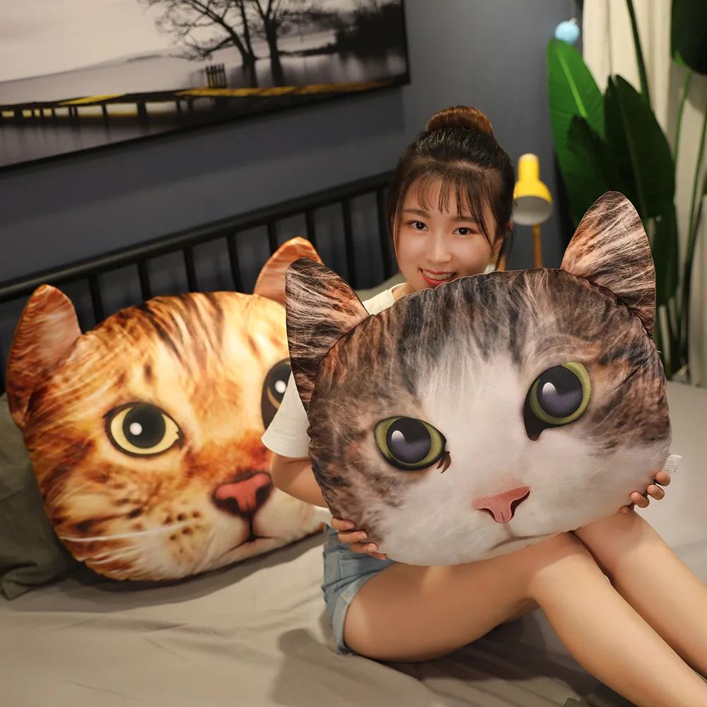 Кошка 3D Плюшевая Кукла Милый диван Спящая Подушка игрушки для друга ребенка украшение дома