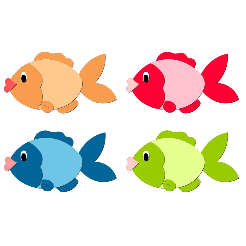 

New Fish Puzzle Wooden Die Scrapbooking C2947 Cutting Dies Multiple Sizes Compatible With Most Die Cutting Machines