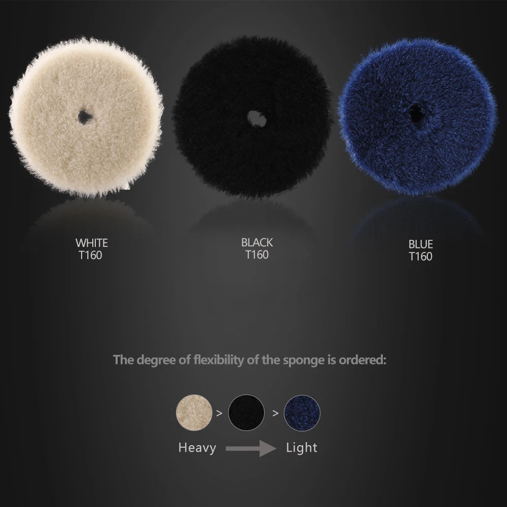 3"/5"/6" Wool Polishing Pad for Car Polisher