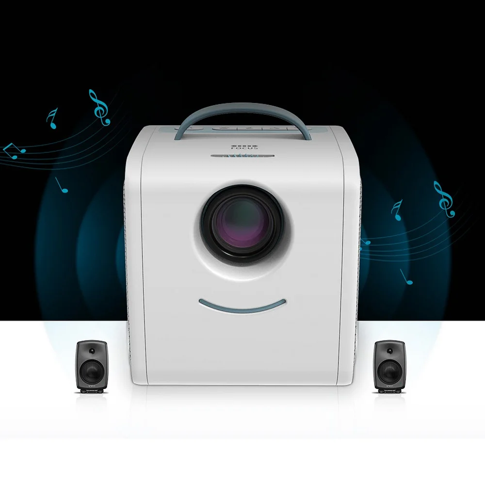 S1 mini projetor 700 lumens led completo