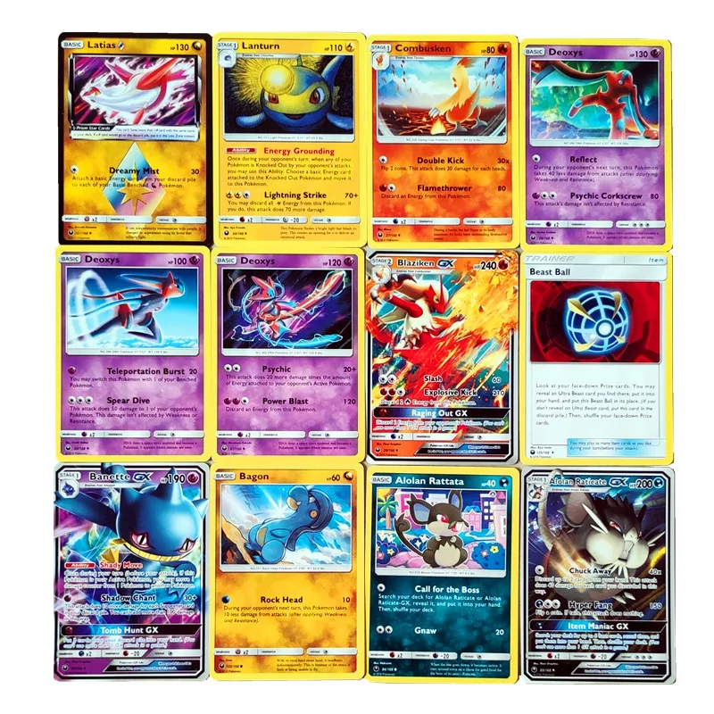 Аниме 400 шт./компл. Карты Покемон TAKARA TOMY игрушки боевой игры Snorlax Pocket Monster Eevee мультфильм детские рождественские подарки
