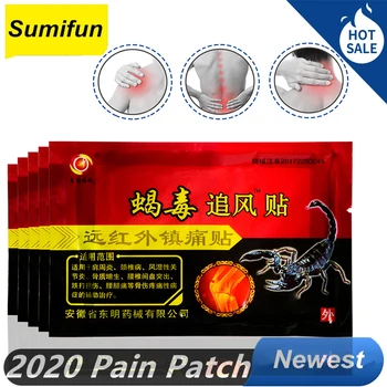 

64 Pcs / 8 Bags Chinese Medical Plaster Joint Pain Scorpion Venom Arthritis Muscle Health Care Plaster Chinese Medical Plaster