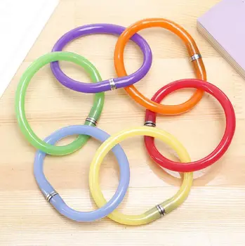 

5pcs/lot Kawaii Bracelet Luminous Fashion Creative Style For Writing Stationery Pens For School Ballpoint Pens