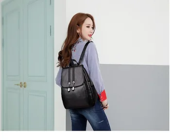 

2019 new ladies backpack leisure travel simple backpack women's