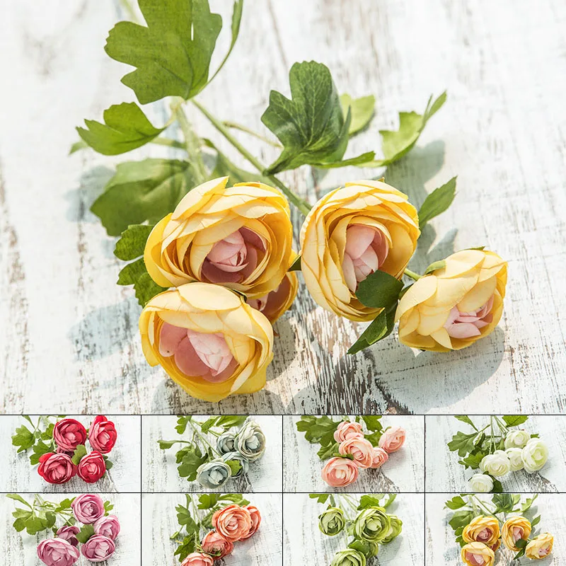 Искусственный цветок пиона, букет, украшение для свадебной комнаты