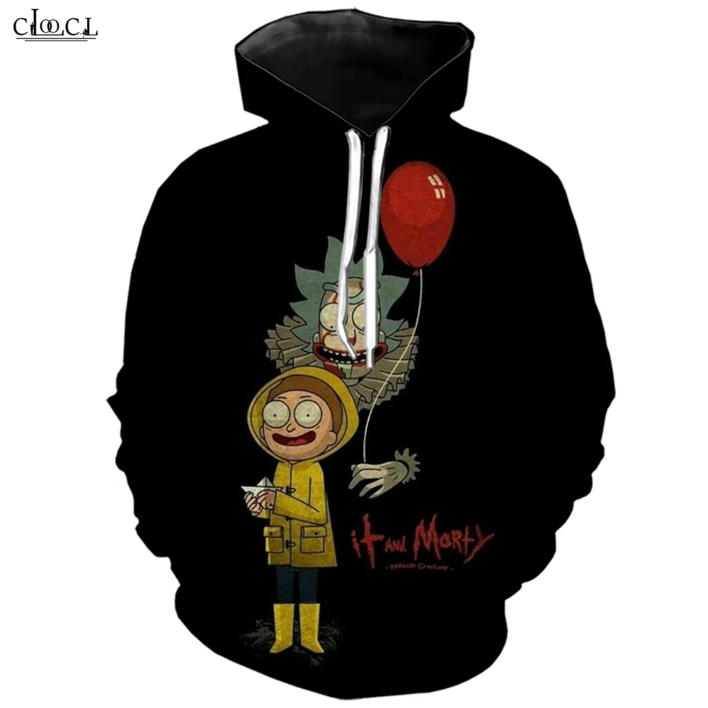 Hoodie 8 Женские и мужские толстовки с капюшоном с рисунком Рикки и Морти, толстовки с длинными рукавами и 3D принтом, повседневные пуловеры, уличная одежда для пар - Цвет: Hoodie 8