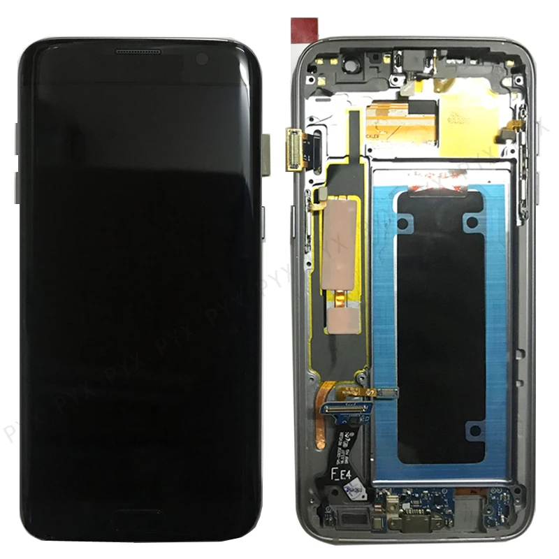 Для Samsung Galaxy S7 Edge экран Super AMOLED 5 &quotS7 G935 G935F SM-G935F ЖК-дисплей сенсорный дигитайзер